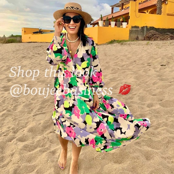 H&M Cotton Kaftan Dress - Picture 3 of 16